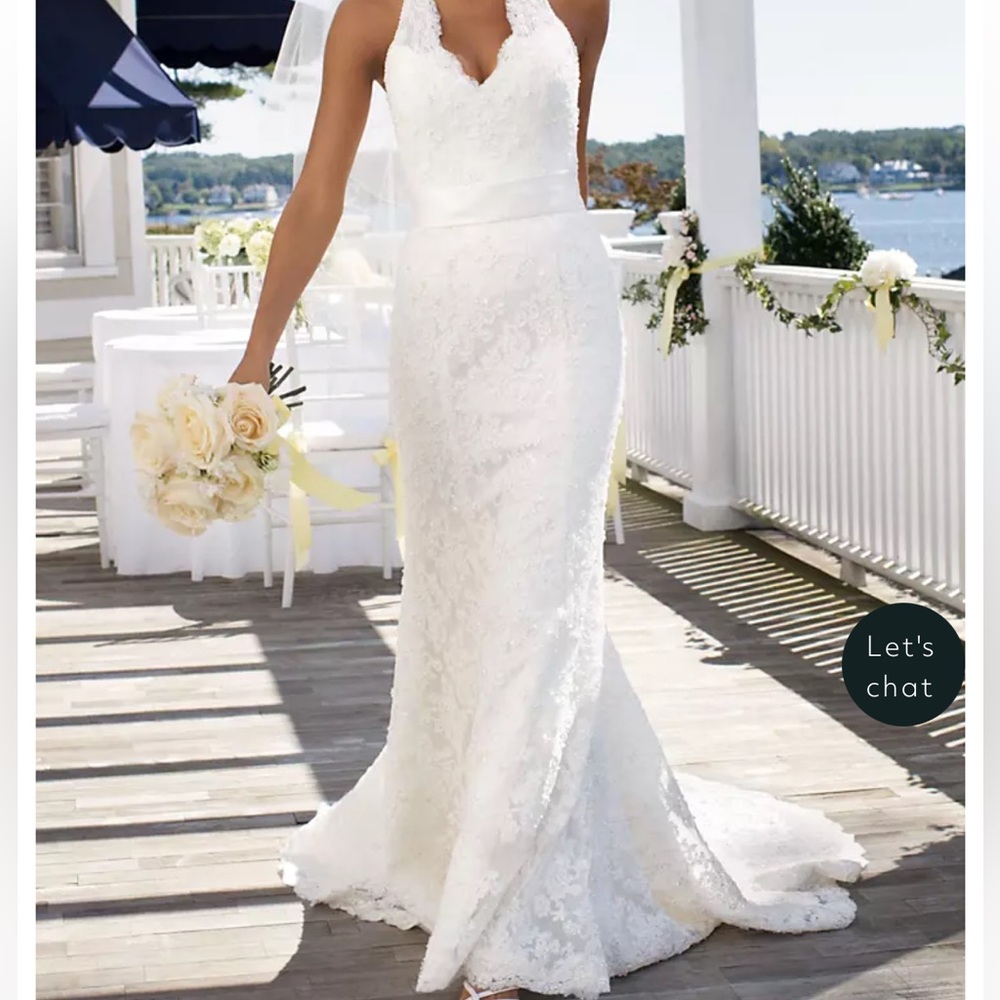 David's Bridal Ivory Dress